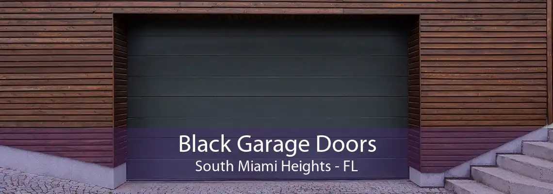 Black Garage Doors South Miami Heights - FL