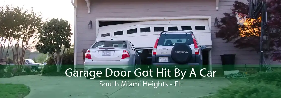 Garage Door Got Hit By A Car South Miami Heights - FL