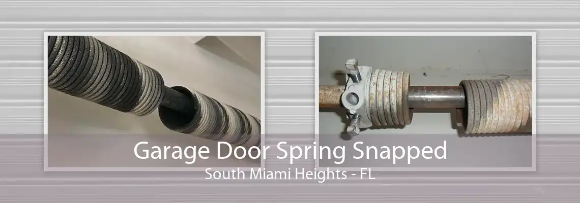 Garage Door Spring Snapped South Miami Heights - FL